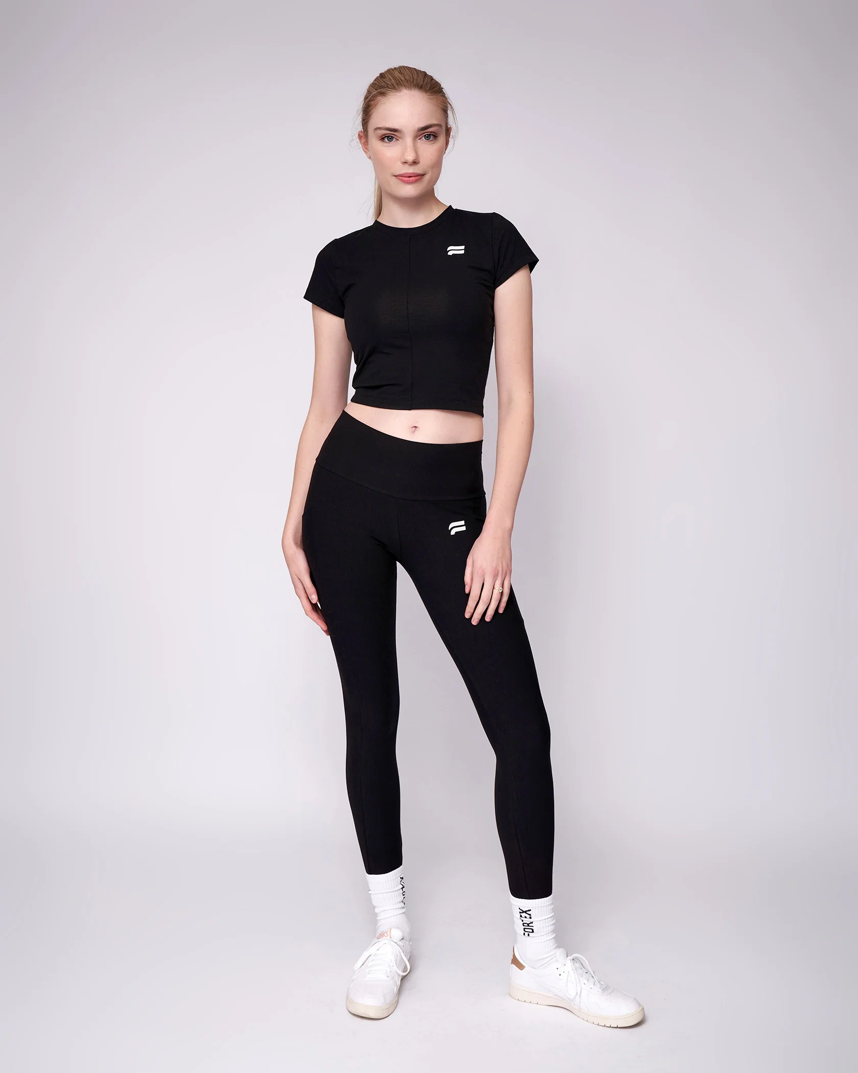 Essential Crop Top - Black - Image 5