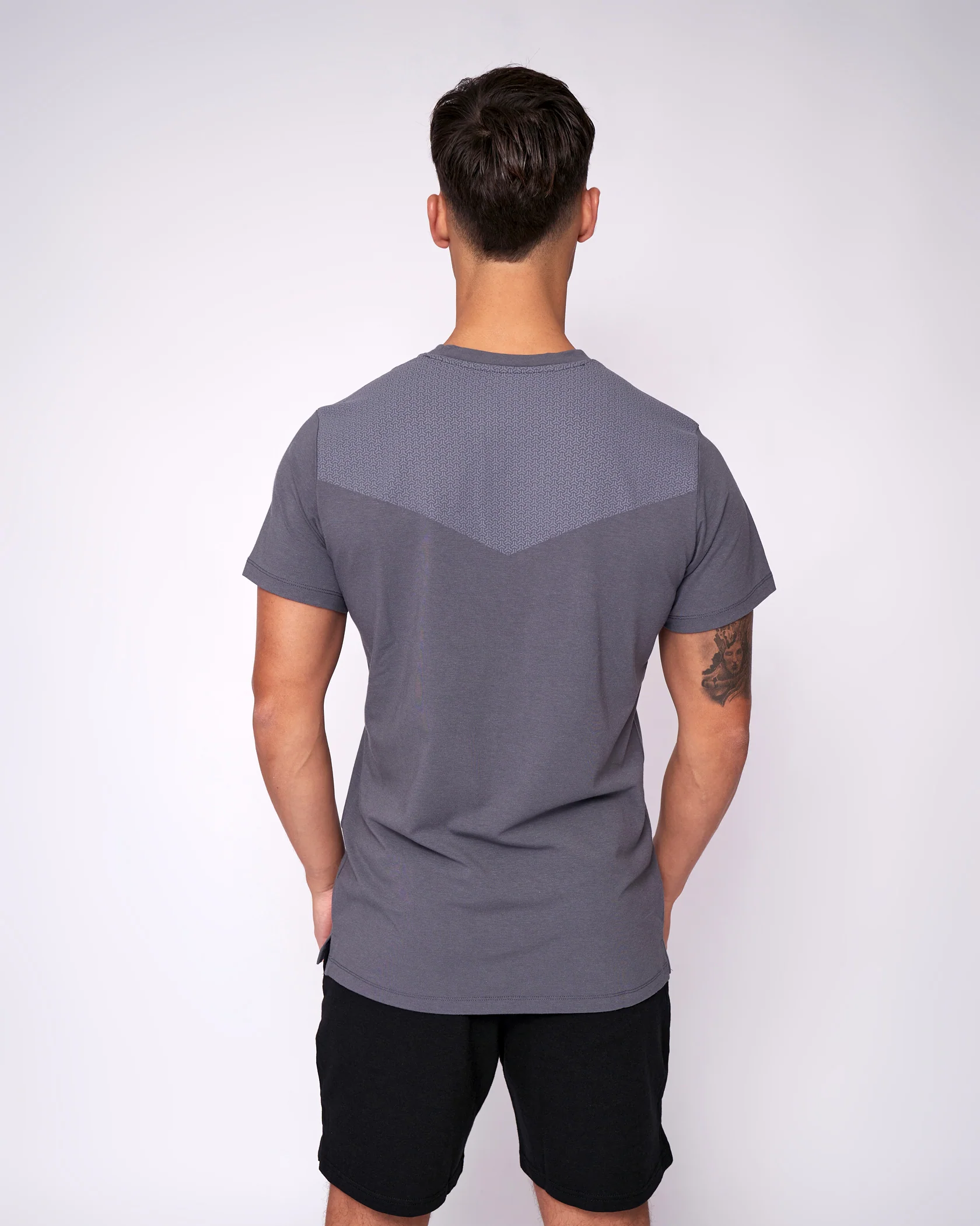Essential Grip T-Shirt - Charcoal - Image 3