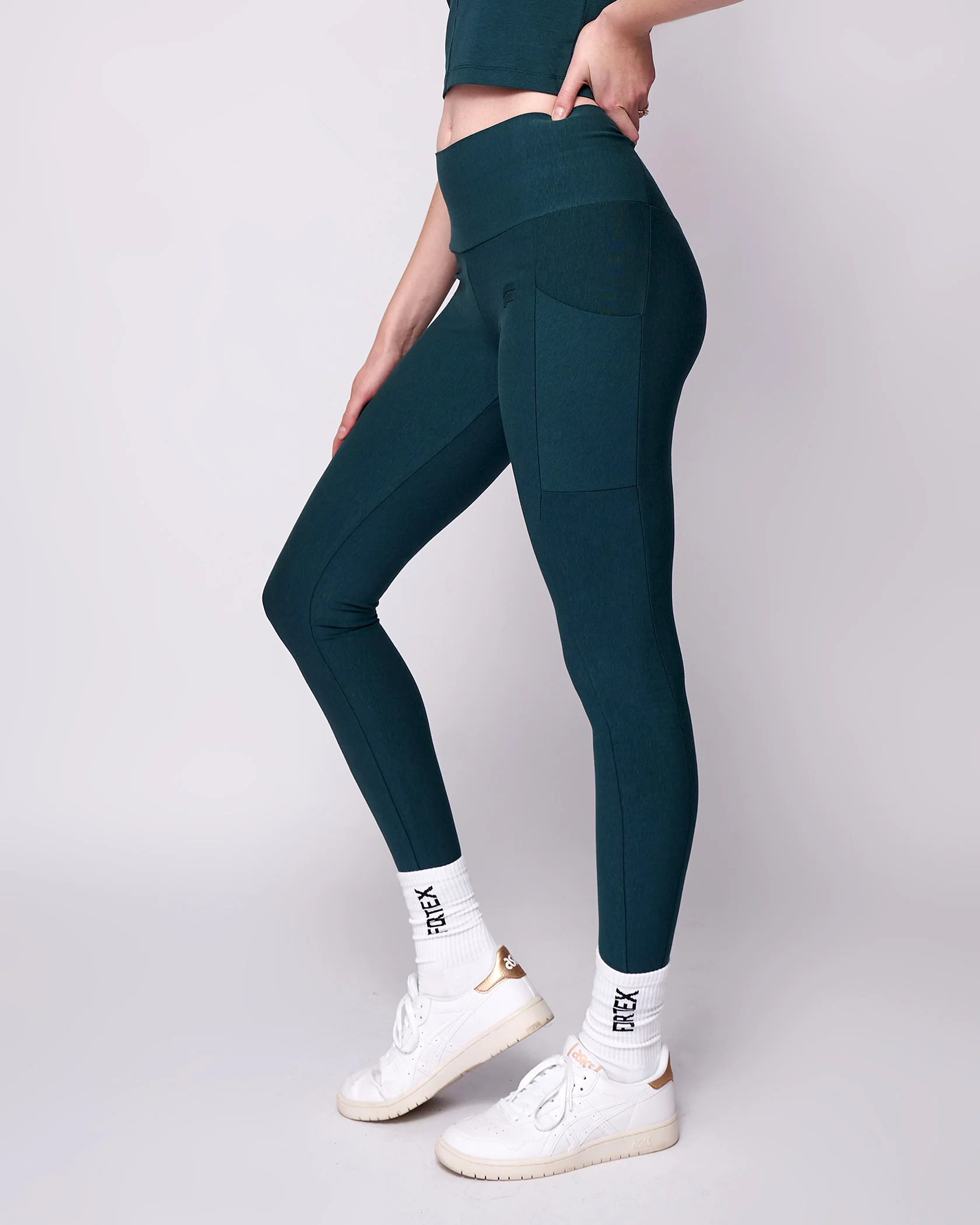 Essential Leggings - Emerald - Image 5