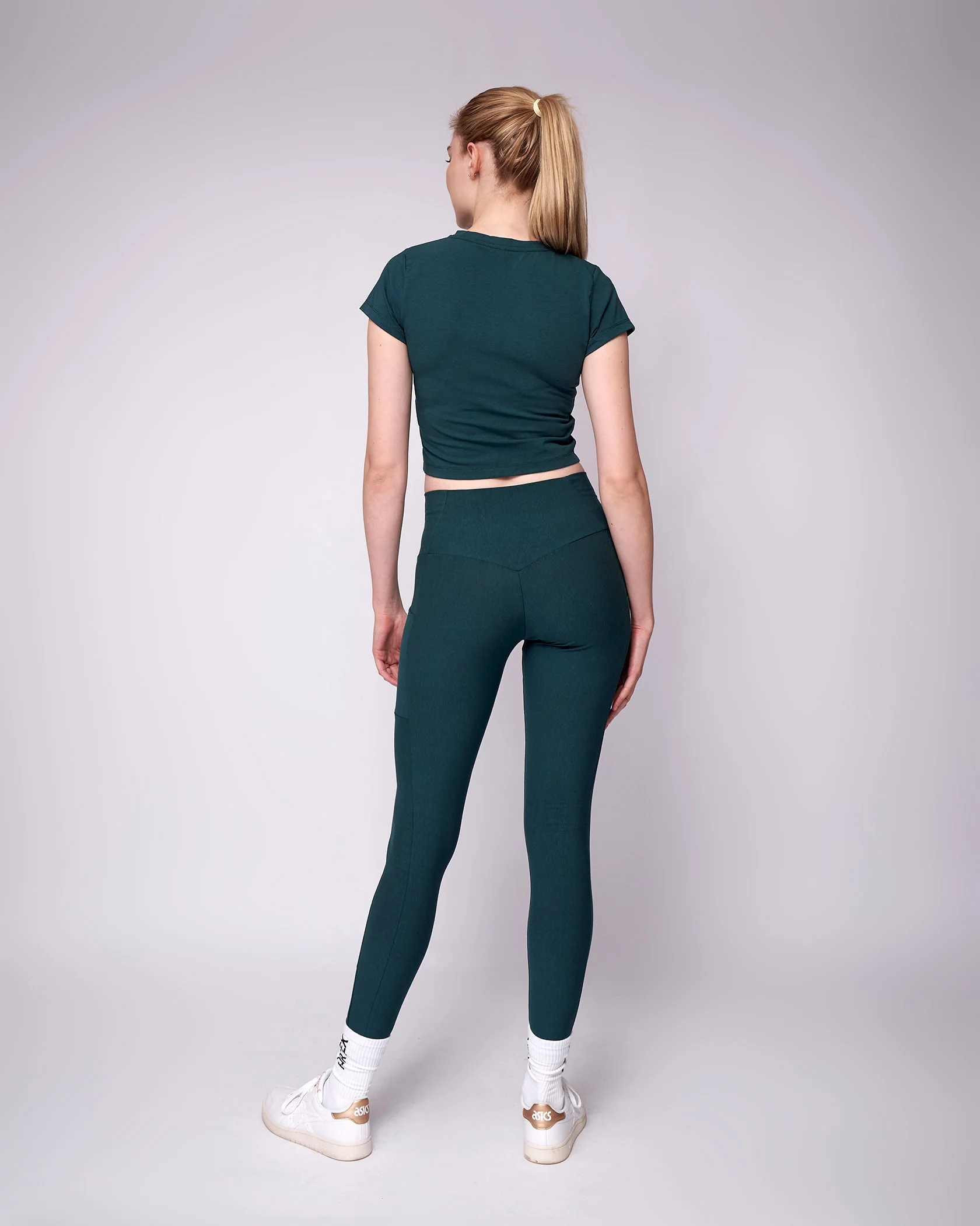 Essential Leggings - Emerald - Image 7