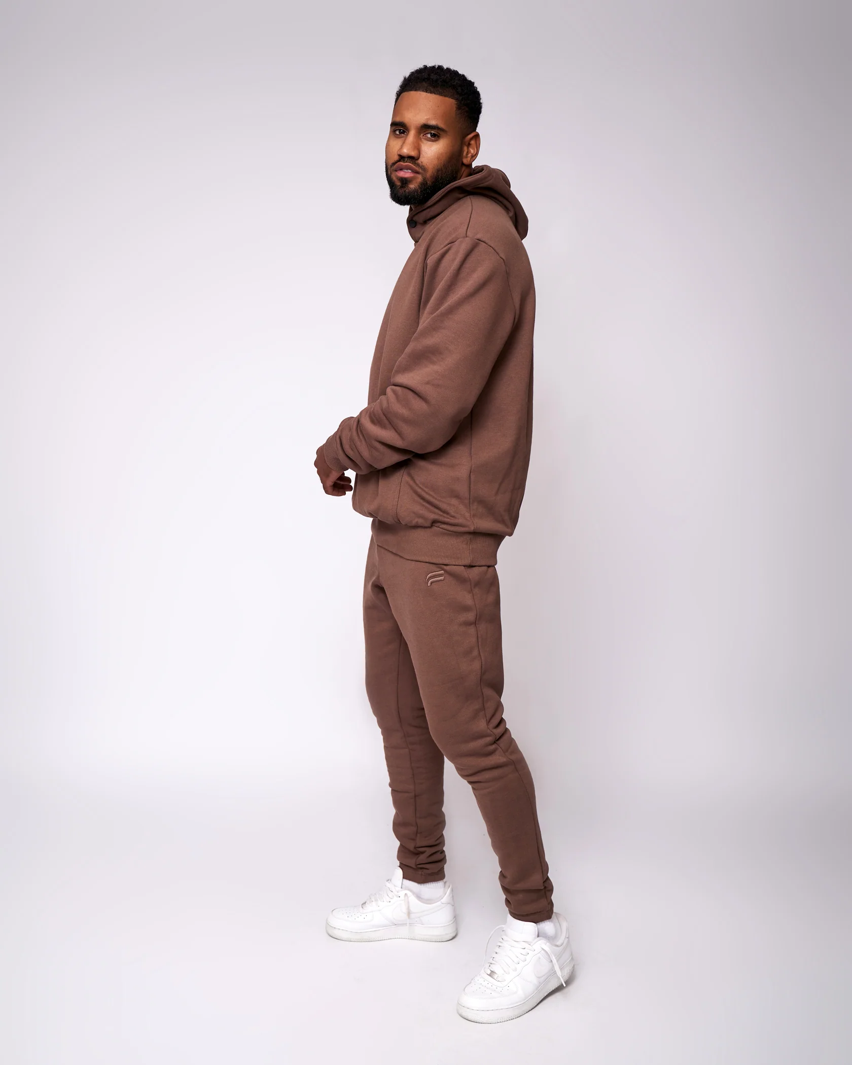 Essential Oversized Hoodie - Chocolate - Image 5