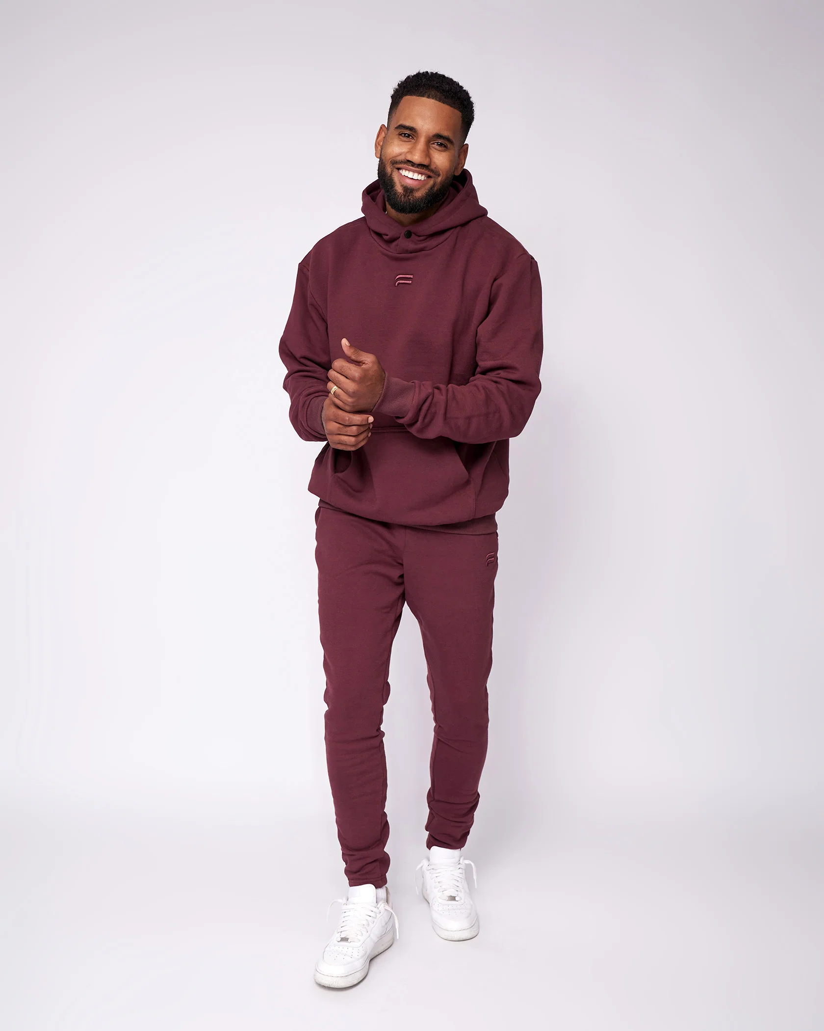 Essential Oversized Hoodie - Old Mauve - Image 3