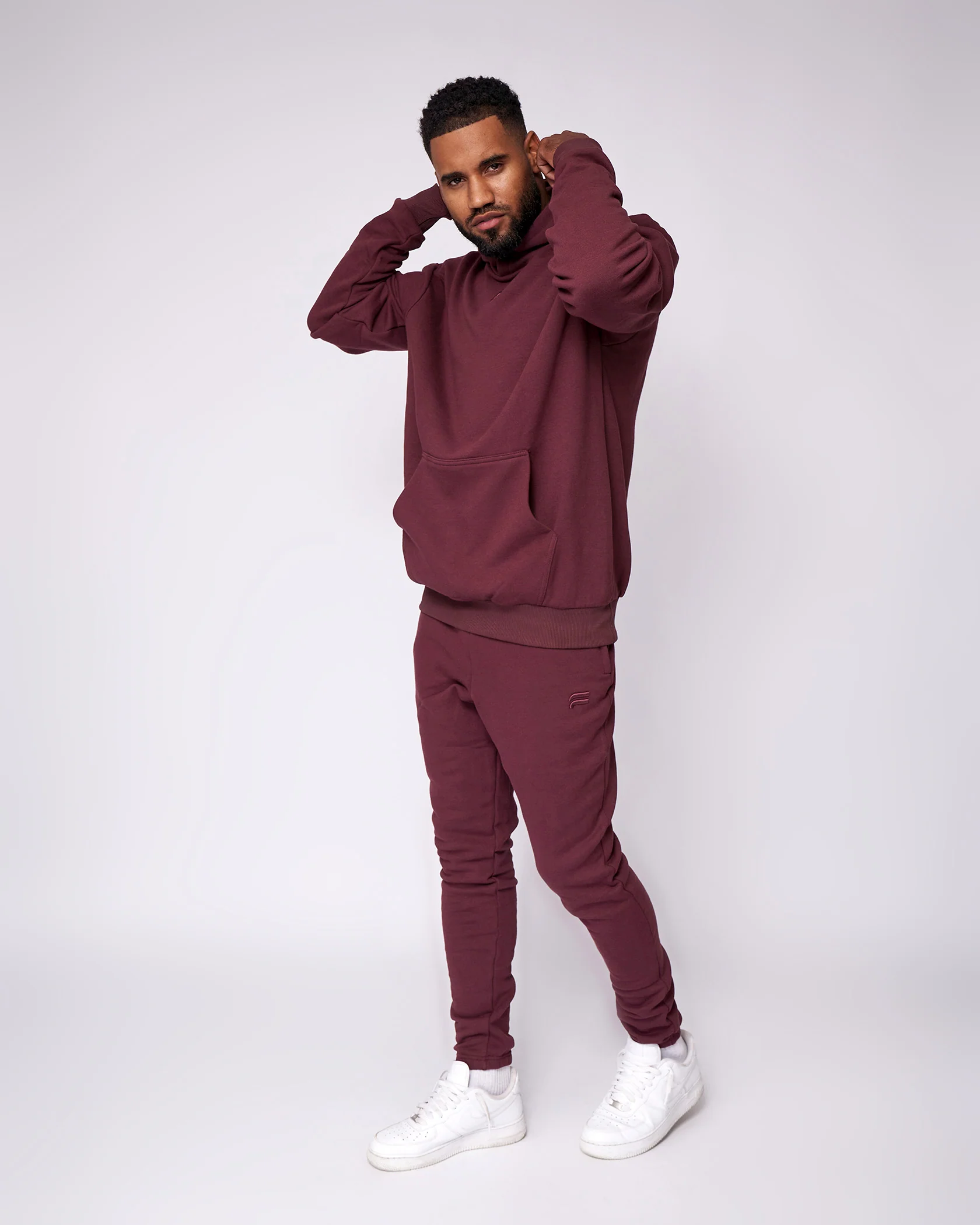 Essential Oversized Hoodie - Old Mauve - Image 5