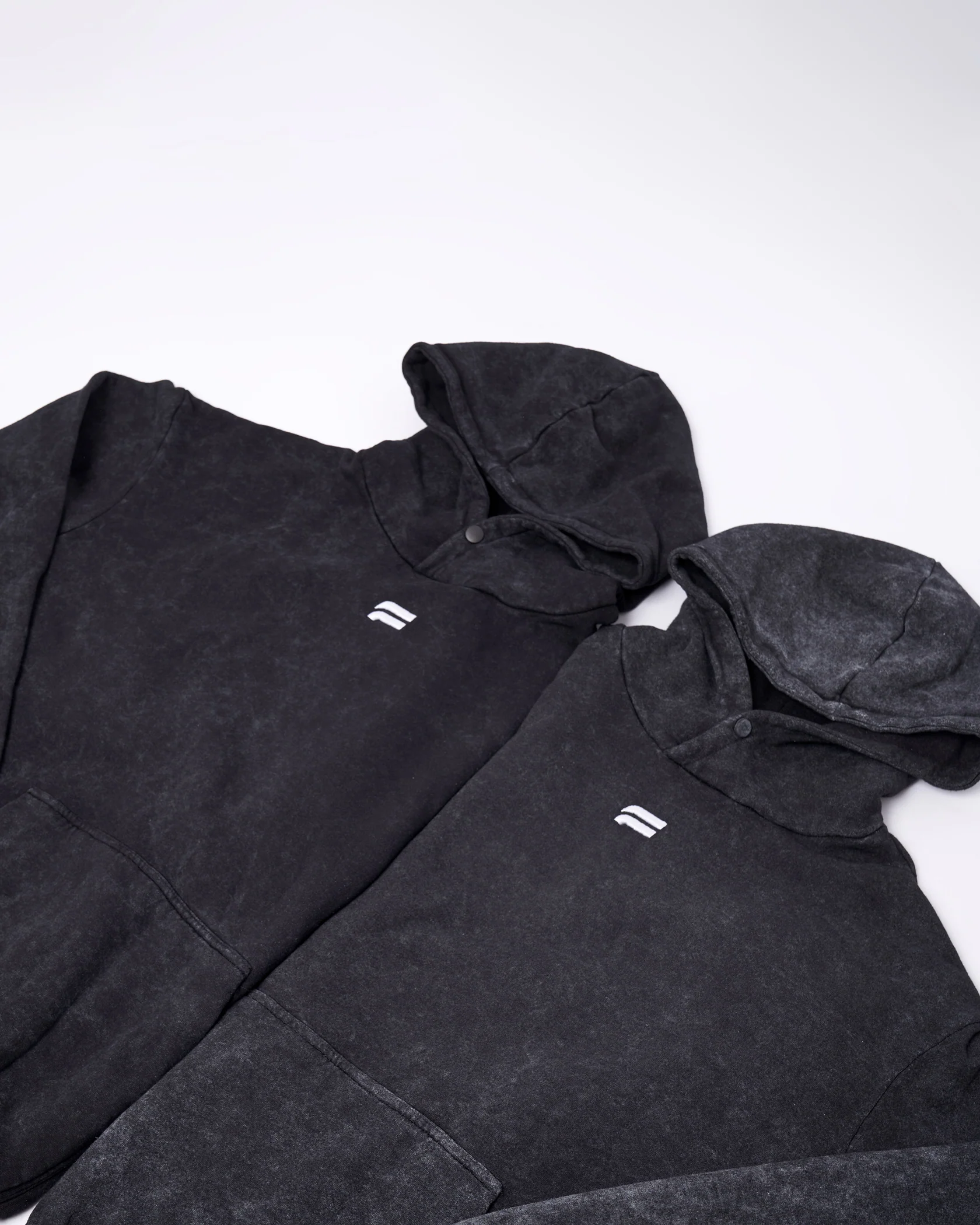 Essential Oversized Hoodie - Washed Grey - Image 7