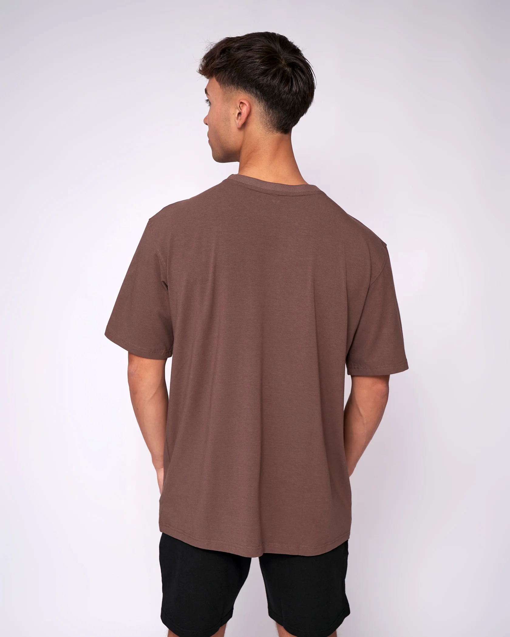 Essential Oversized T-Shirt - Chocolate - Image 3