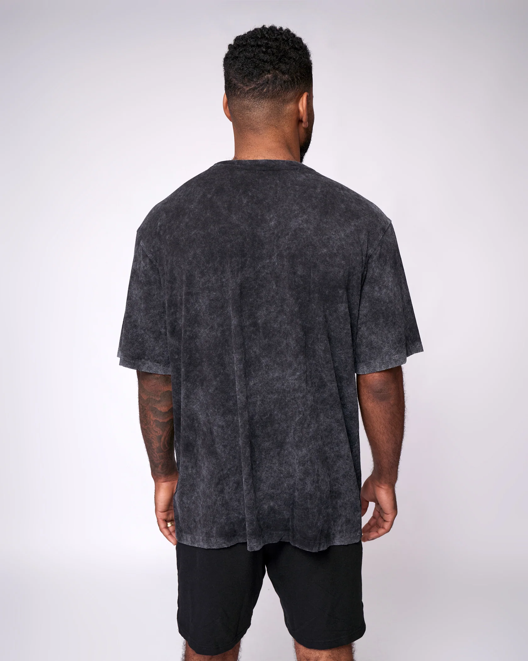 Essential Oversized T-Shirt - Washed Grey - Image 3