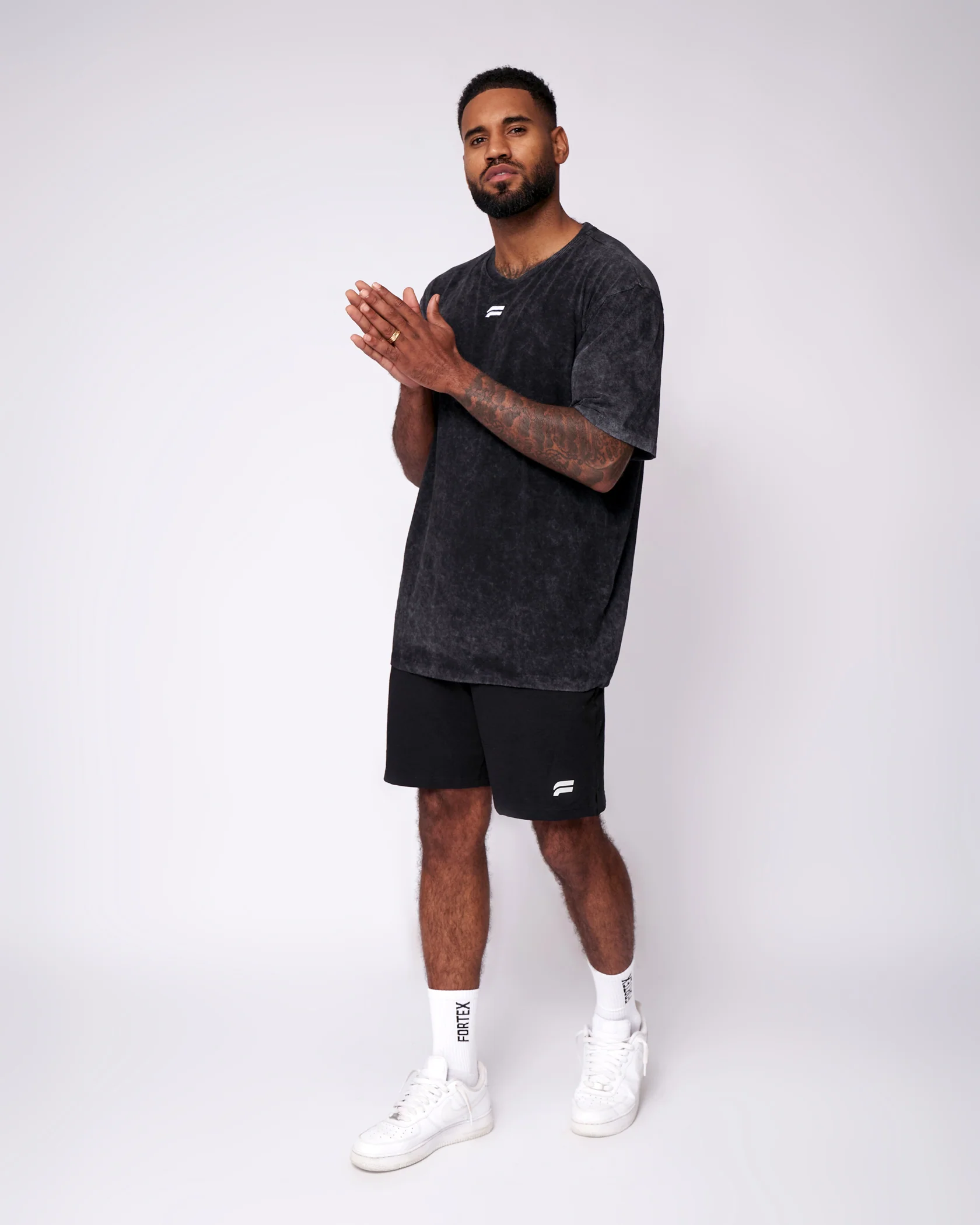 Essential Oversized T-Shirt - Washed Grey - Image 4