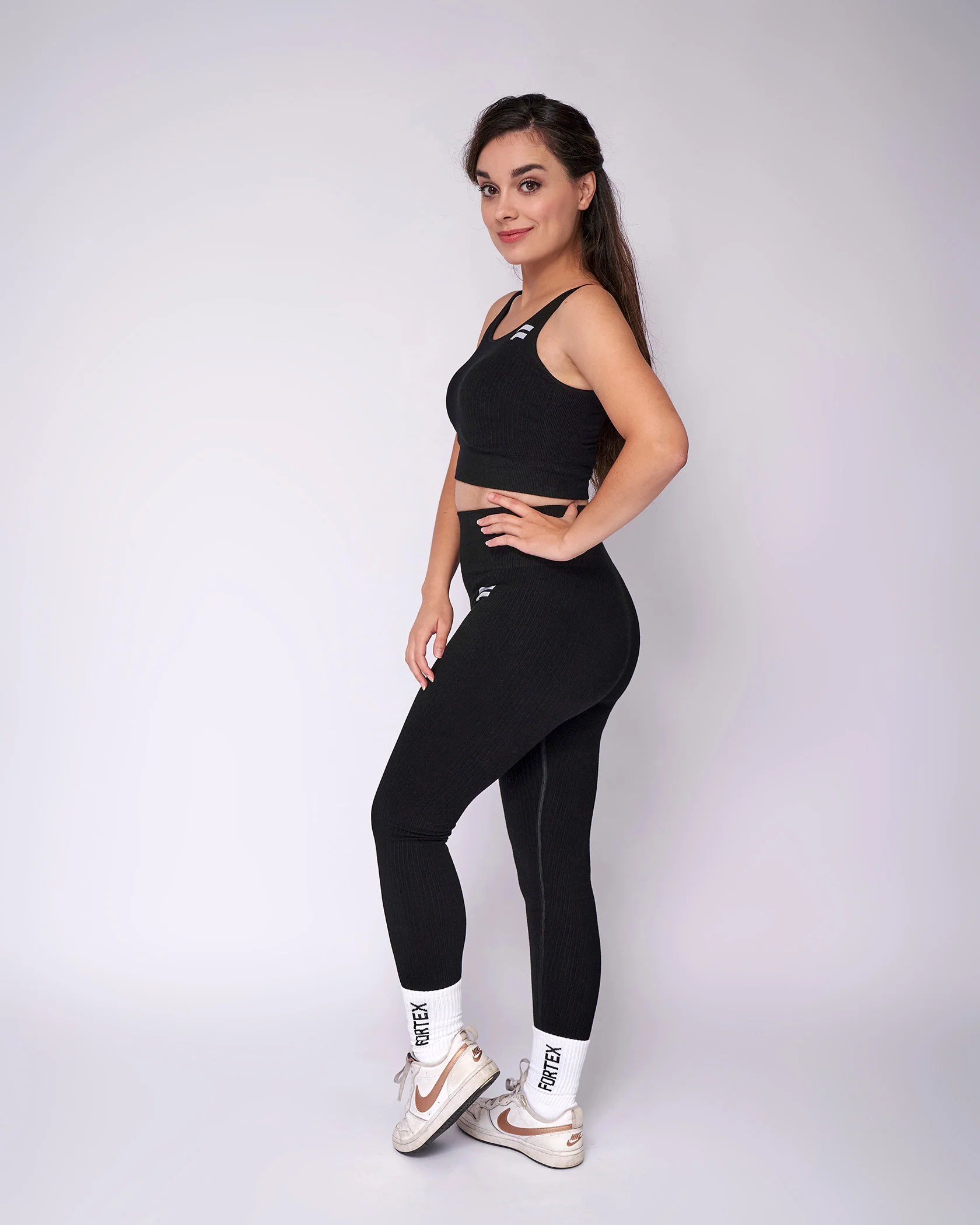 Essential Seamless Leggings - Black - Image 5