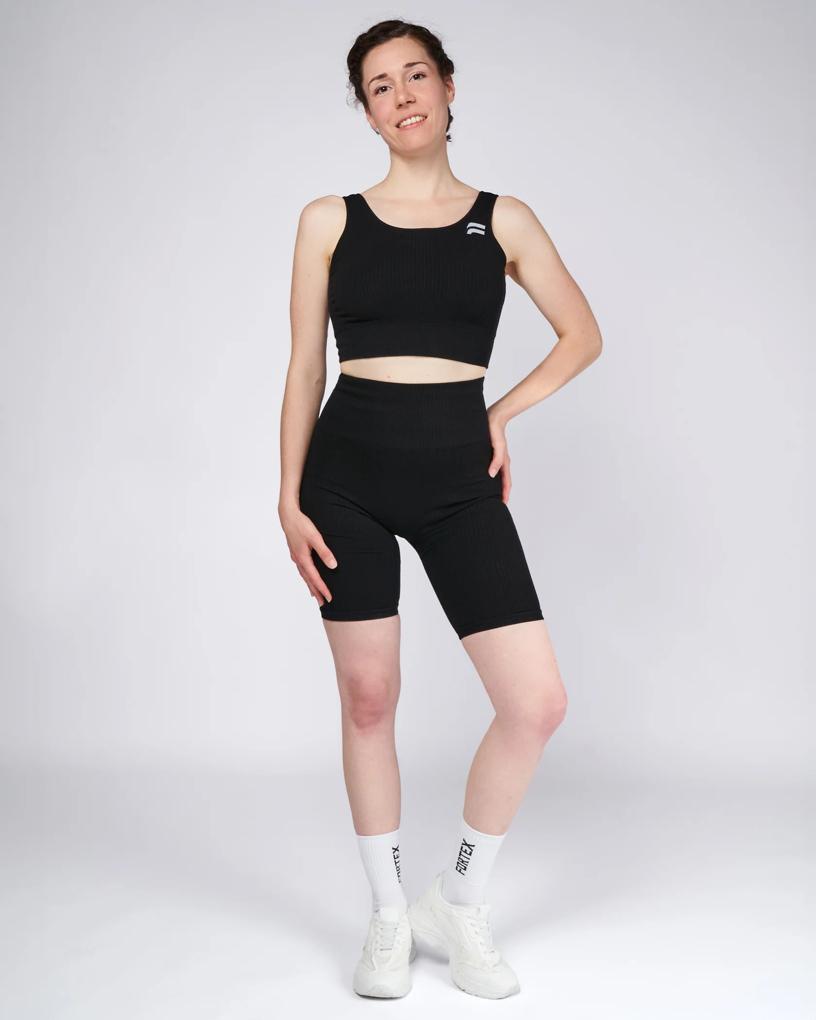 Essential Seamless Shorts - Black - Image 6