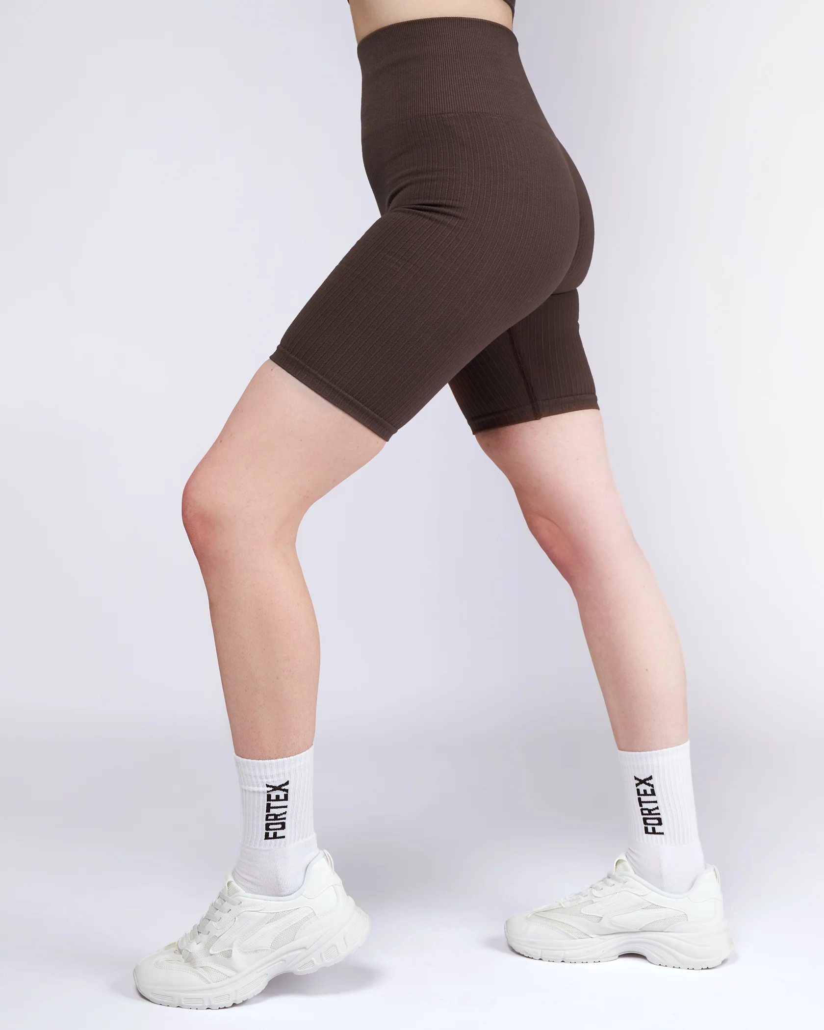 Essential Seamless Shorts - Chocolate - Image 4