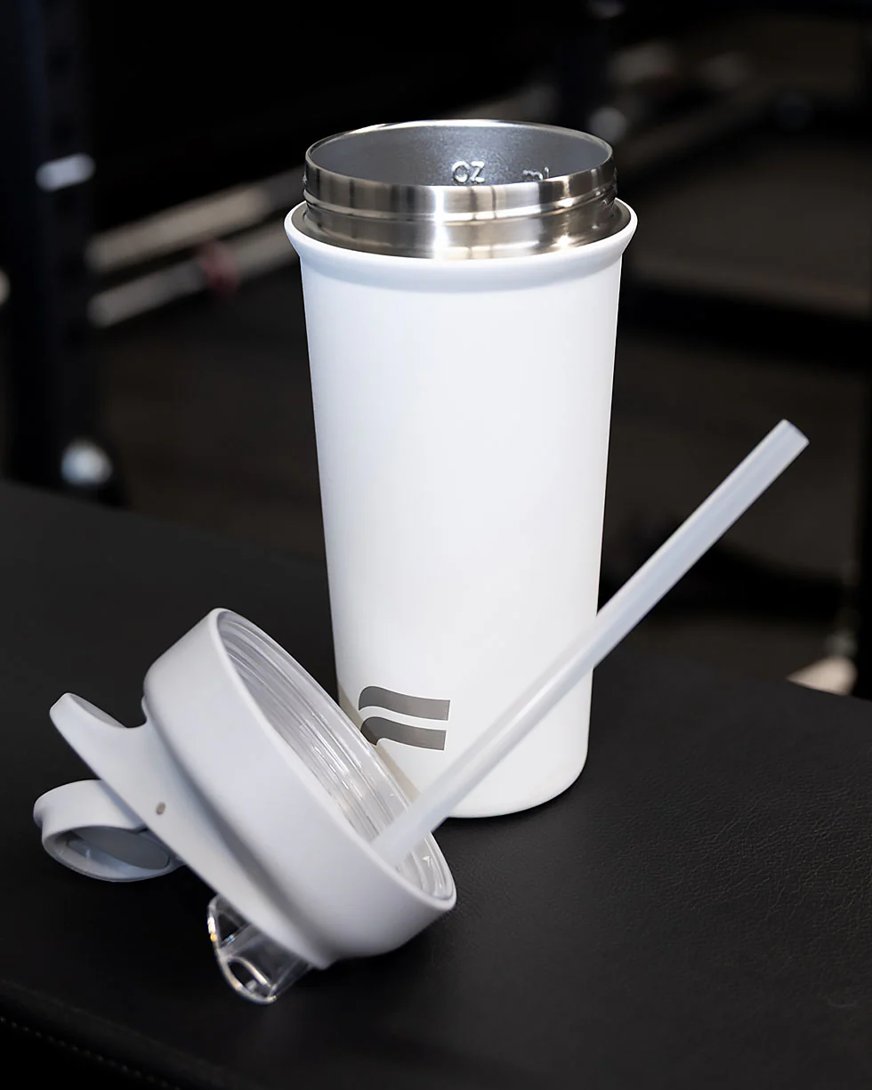 Stainless Steel 2-in-1 Shaker - White - Image 4