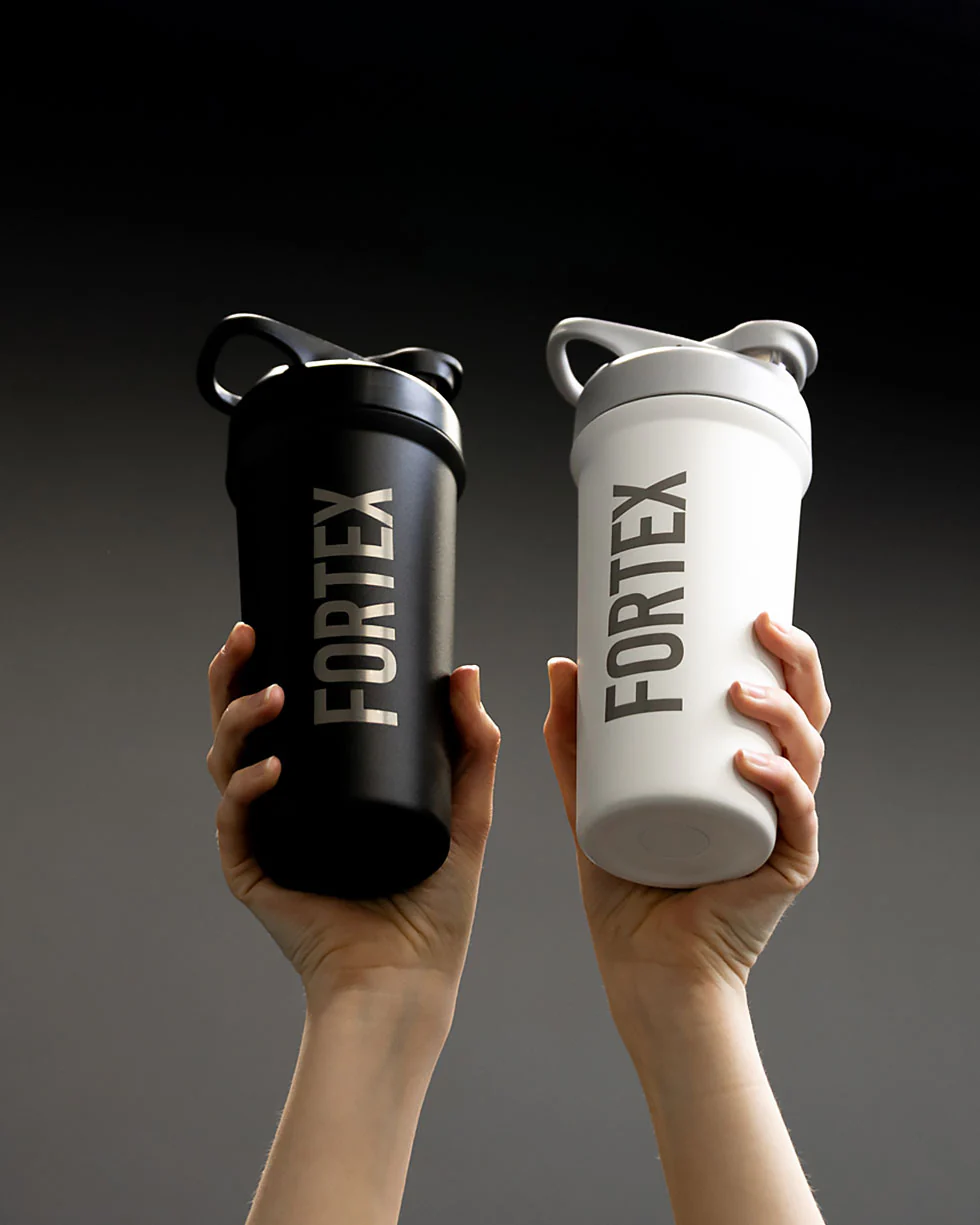 Stainless Steel 2-in-1 Shaker - White - Image 5