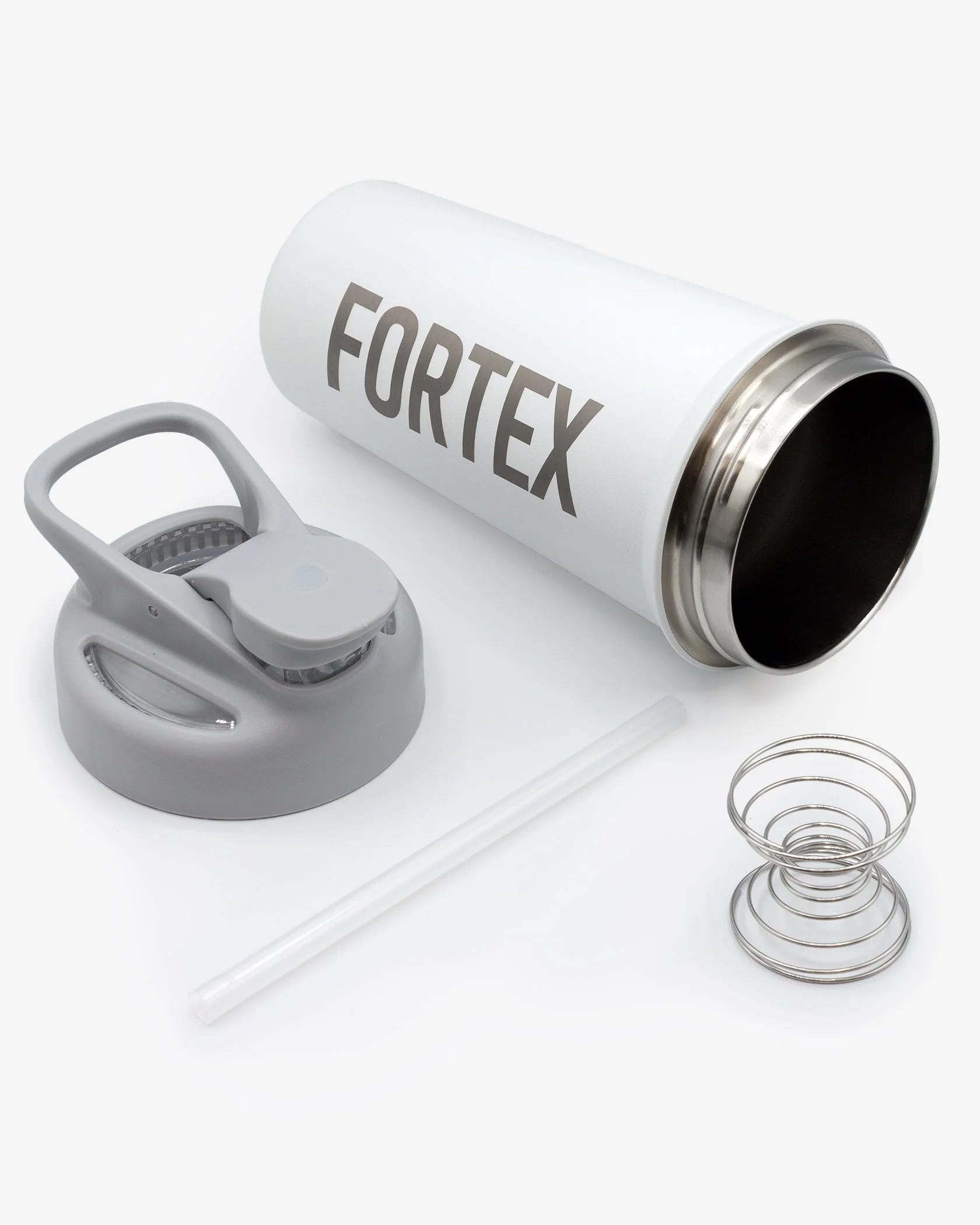 Stainless Steel 2-in-1 Shaker - White - Image 8